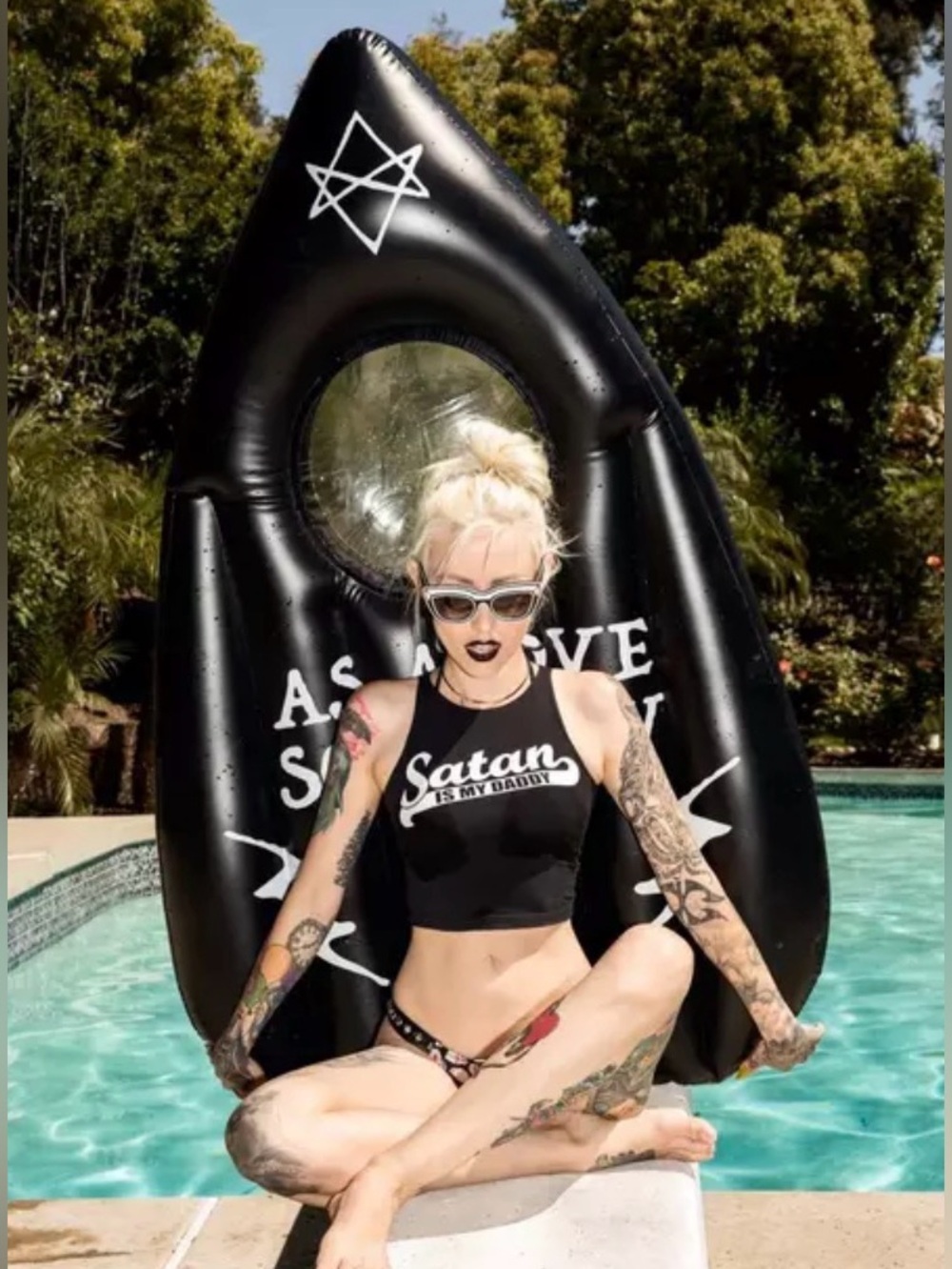 Blackcraft As Above So Below Inflatable Ouija Pool Float - Picture 2 of 5